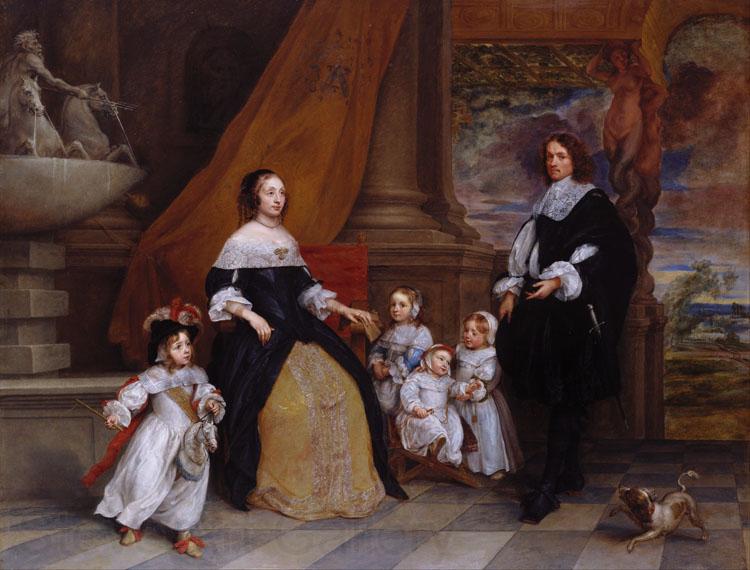 Gonzales Coques The Family of Jan Baptista Anthonie (mk25` Norge oil painting art
